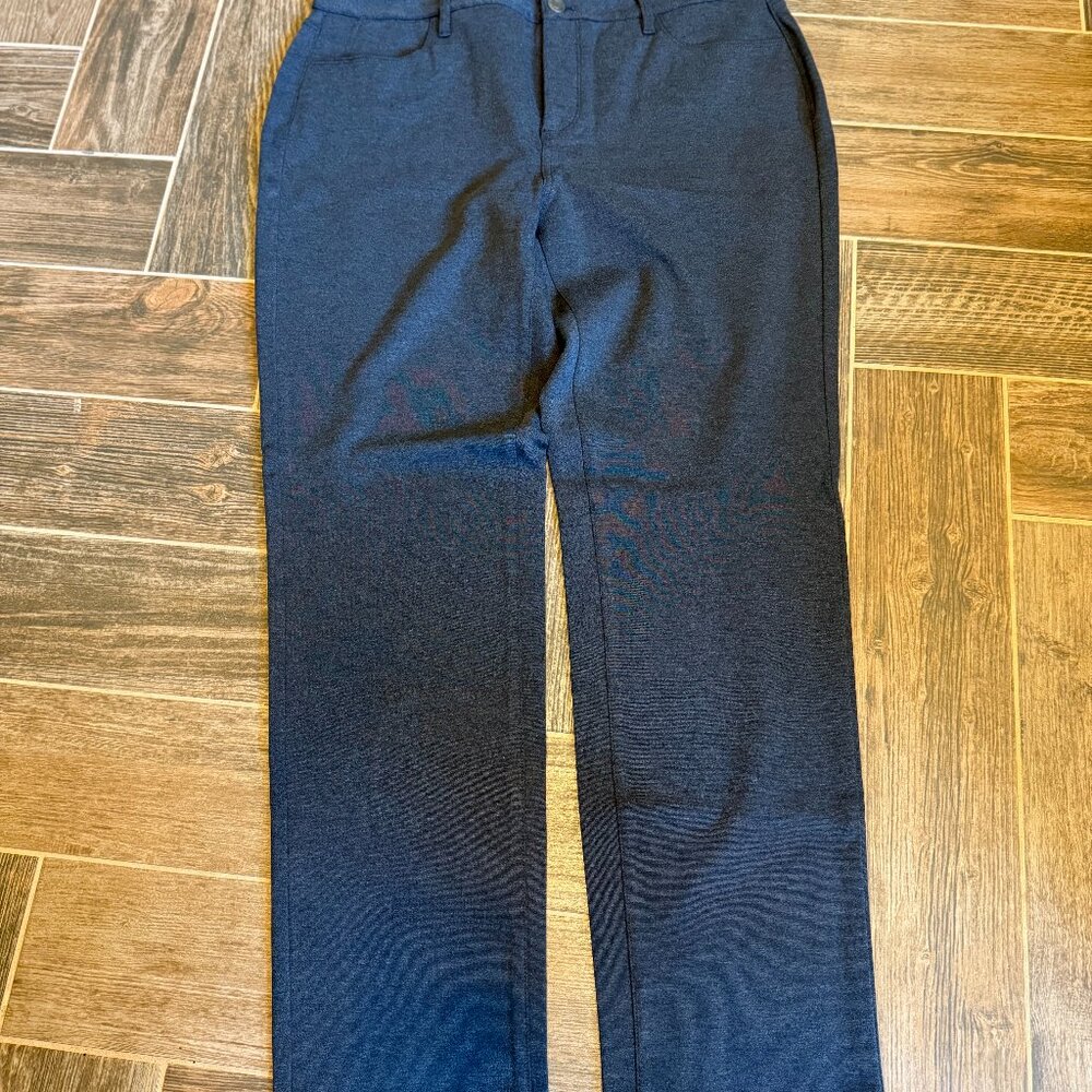 NWT Talbots Flawless High-Waist Straight Leg Charcoal Gray Pant - Size 14W